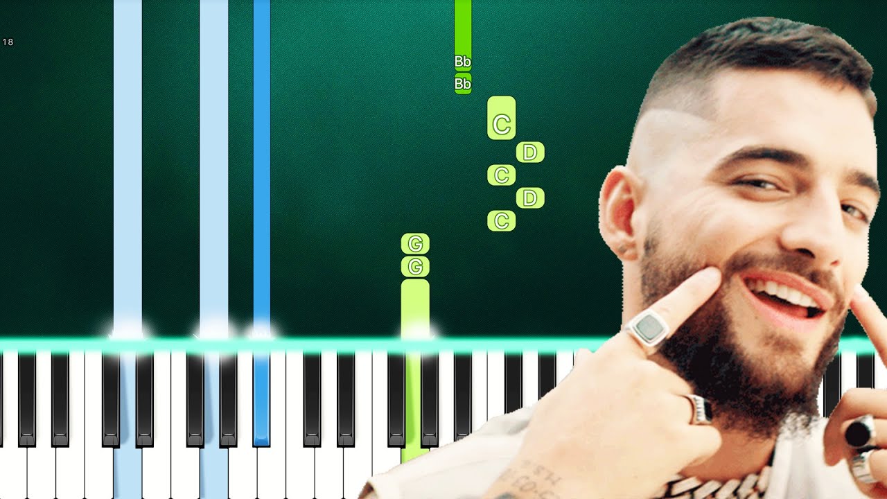 Maluma - 11 PM (Piano Tutorial) By MUSICHELP
