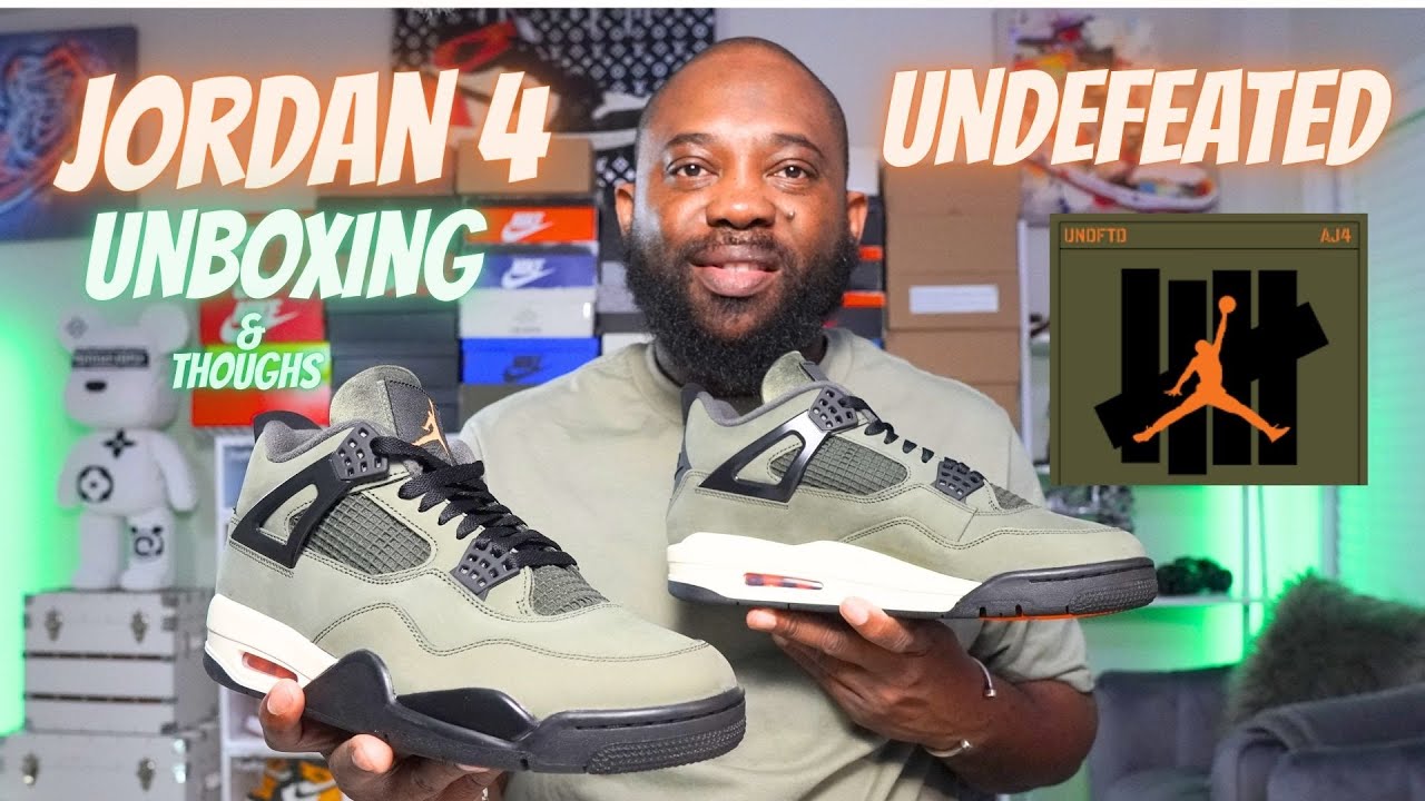 Jordandon 4 Undefeated Unboxing and Release Thoughts