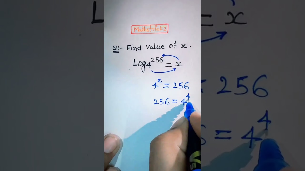 How to solve  log type Question/ #shorts #ytshorts