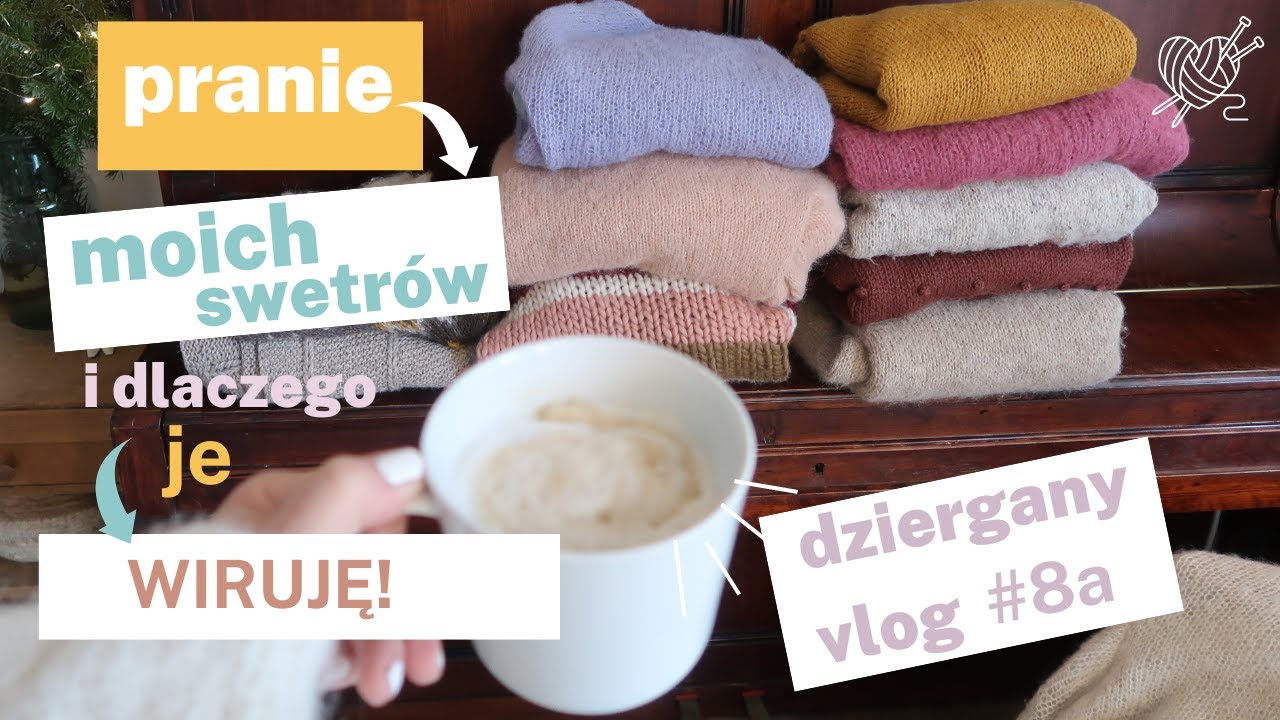 blokowanie swetra czyli jak piorę to, co zrobiłam na drutach | tuku sweater | Vlog #8a