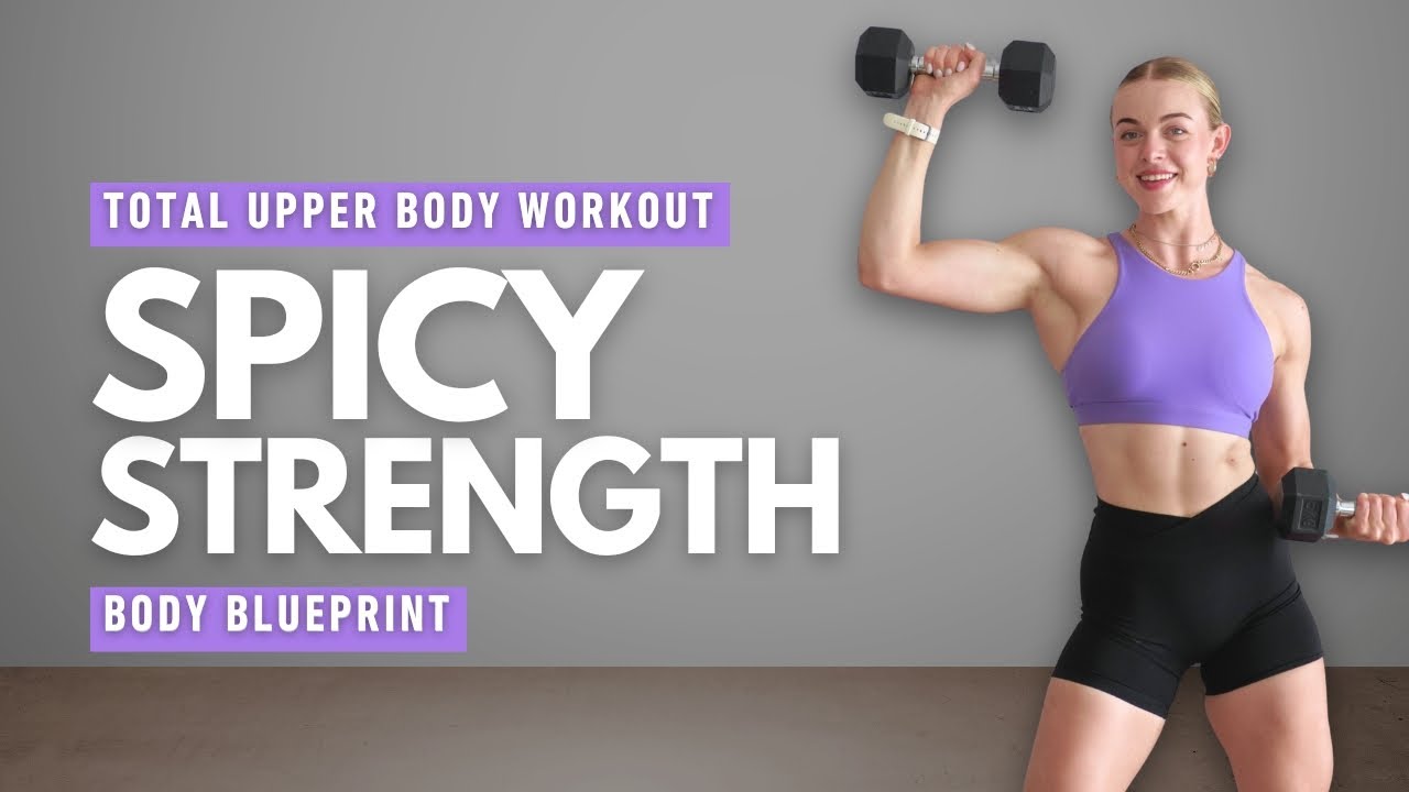 30 Min SPICY Upper Body Supersets Workout (with Dumbbells) | Body Blueprint Day 10