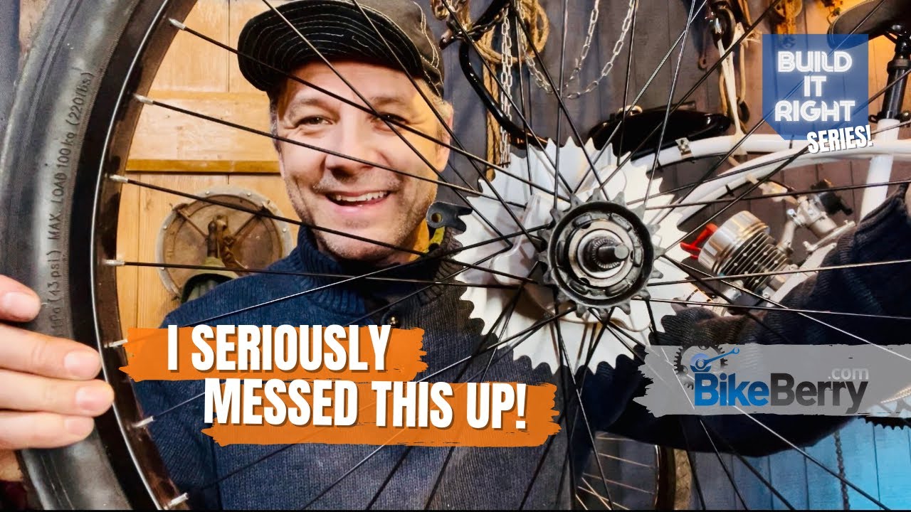 Learn From My Rear Hub Mistake! | Motorized Bicycle | Bike Berry