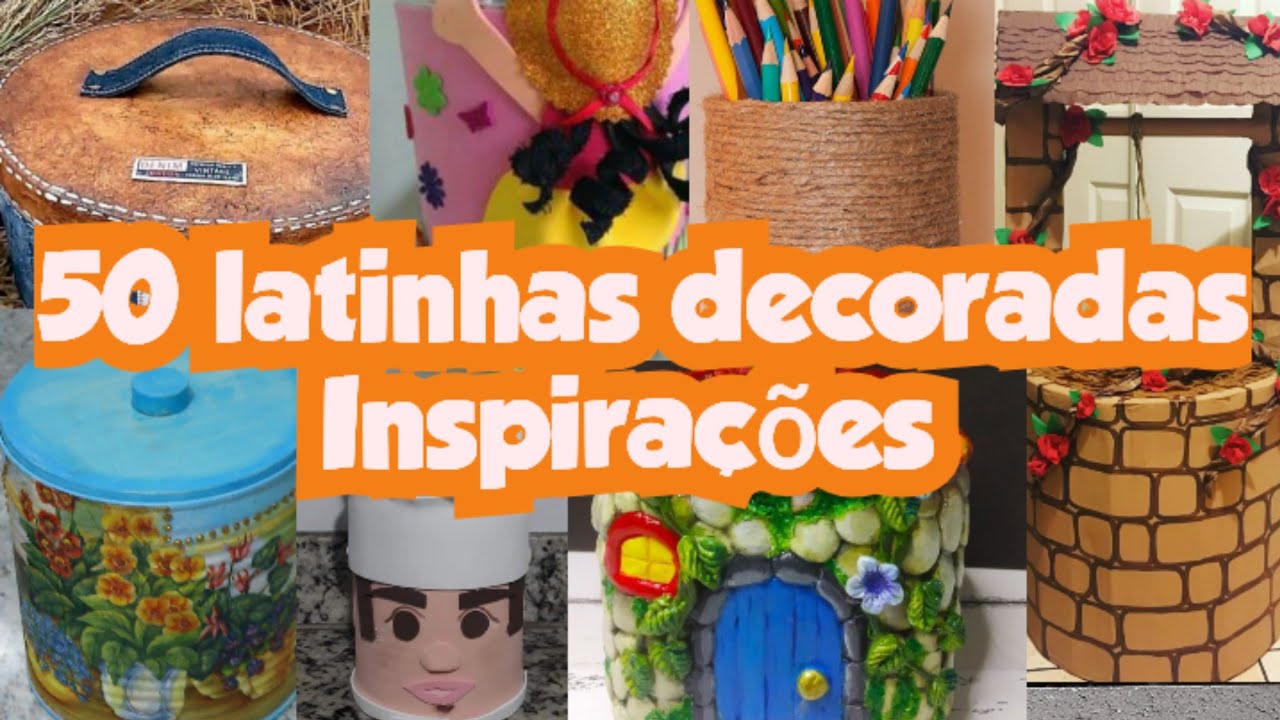 50 latinhas incr&iacute;veis diy inspira&ccedil;&otilde;es com latas recicladas #latinhas #ideiascriativas #diycrafts