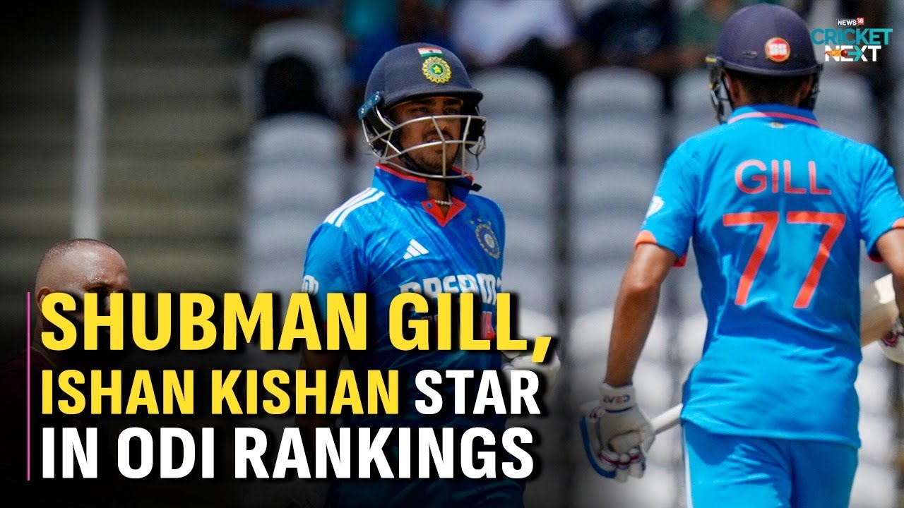 Shubman Gill, Ishan Kishan Reach Career High ODI Rankings | CricketNext | Cricket News