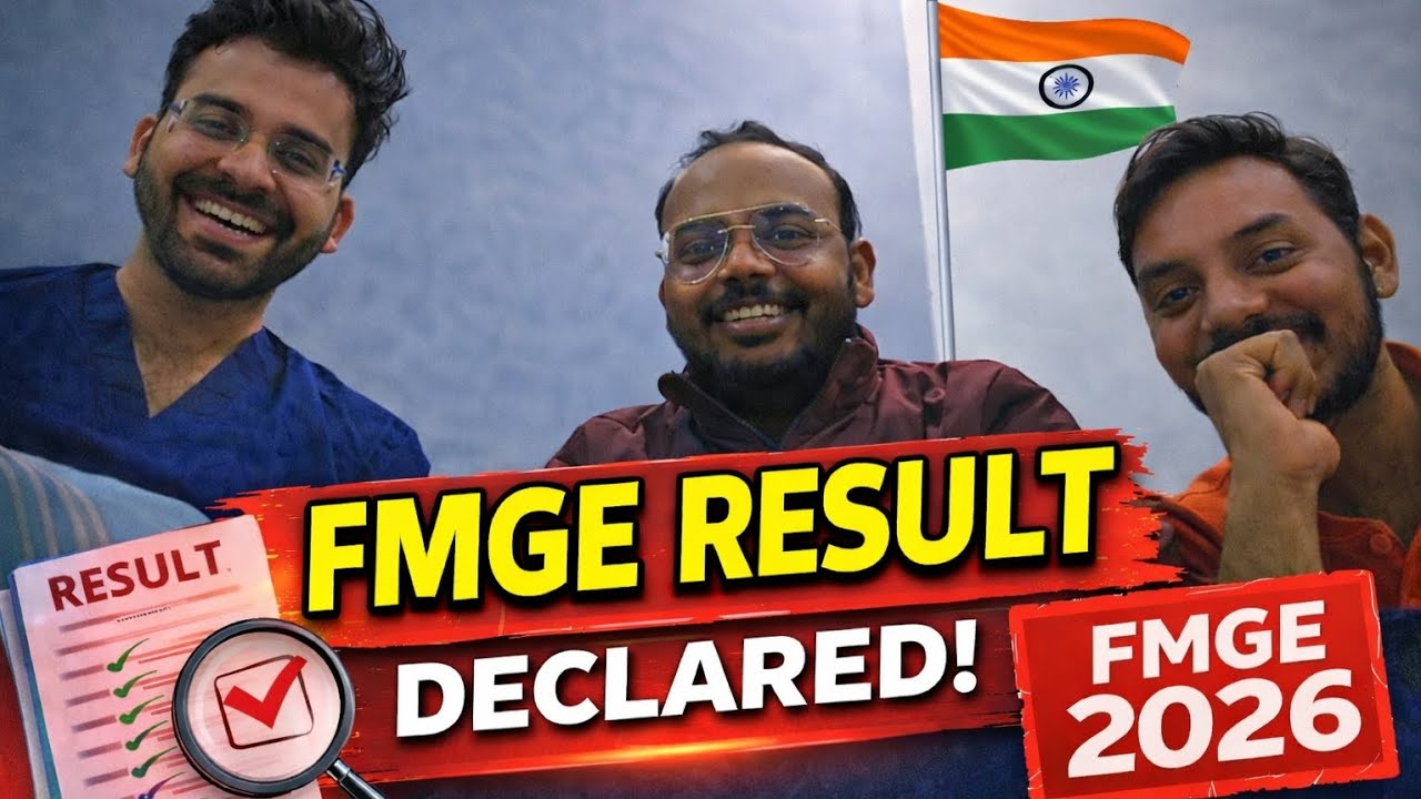 FMGE Result 2026 | Today’s FMGE Results Declared 