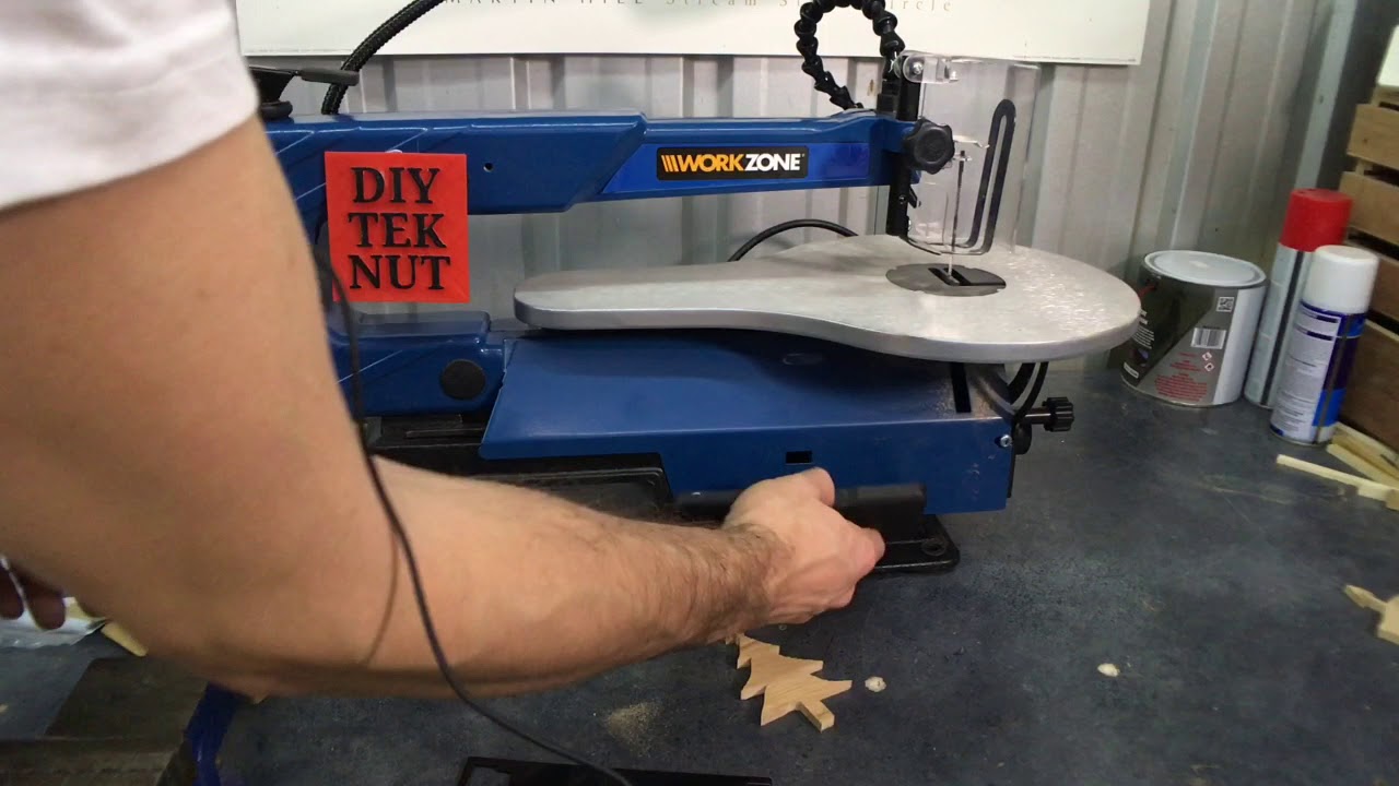 Testing Aldi Workzone Scroll Saw £59.99 Same As Scheppach