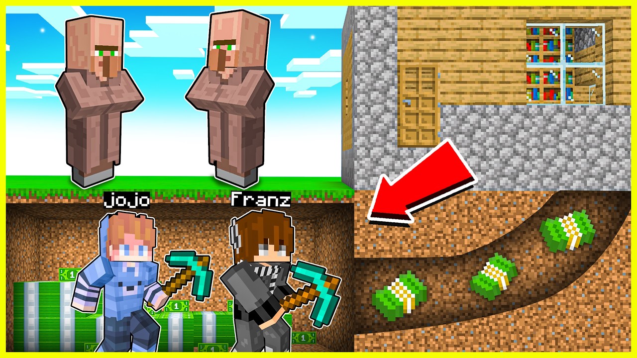 FRANZ & JOJO PRANK MENCURI UANG TEMAN di MINECRAFT