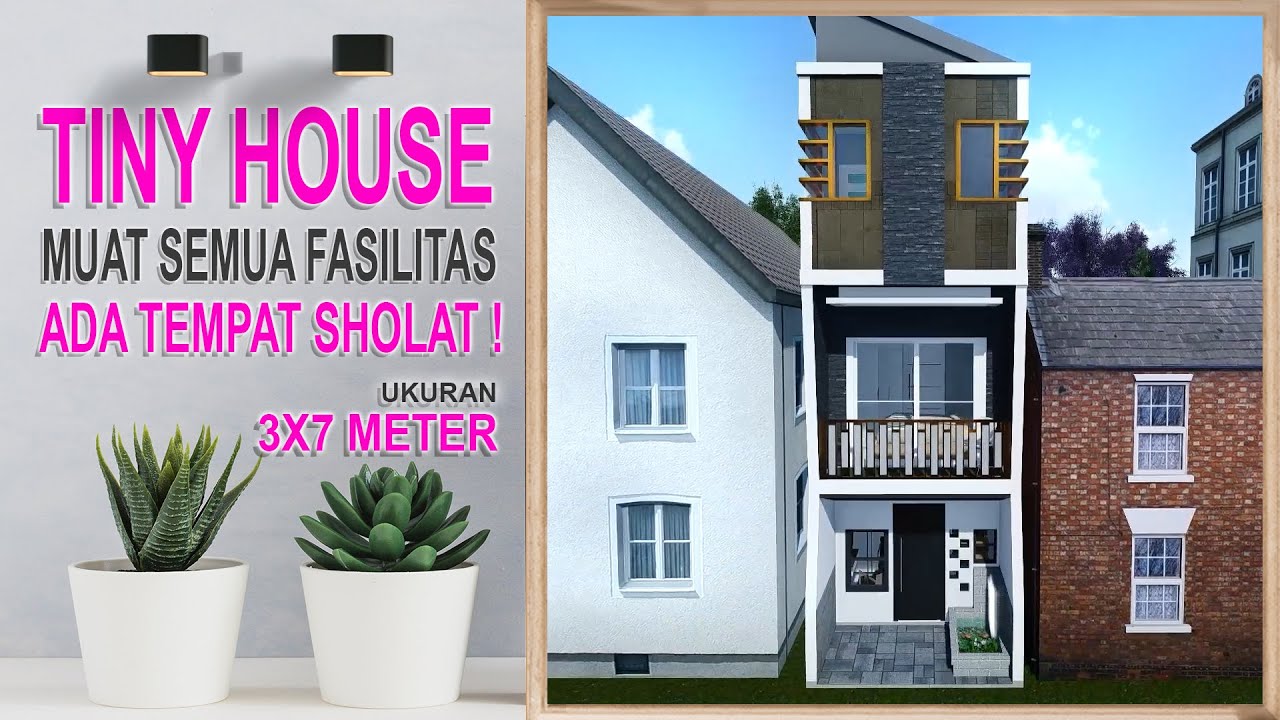 Мини-дом 3x7, 3 этажа, все удобства, 3 спальни, 3 ванные комнаты, Casa De 3x7