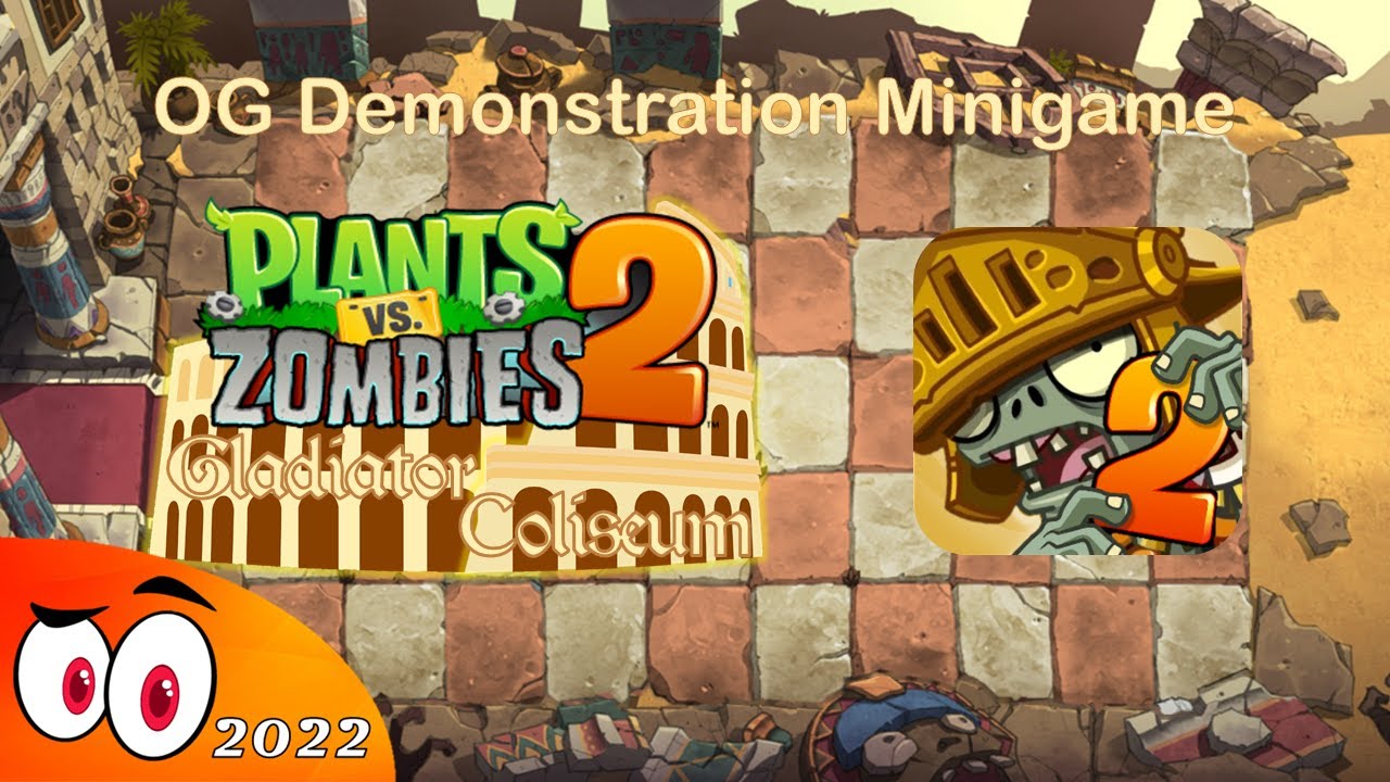 Demonstration Minigame Gladiator Coliseum OG Version FanMade | ⭐700 Subs⭐ | PvZ 2 | Mr. Papirin