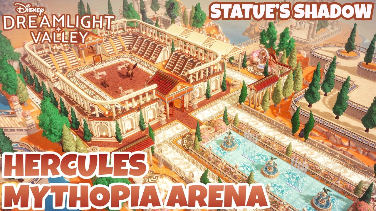HERCULES MYTHOPIA STADIUM (STATUE'S SHADOW) | Disney Dreamlight Valley | Godly Glamour Star Path