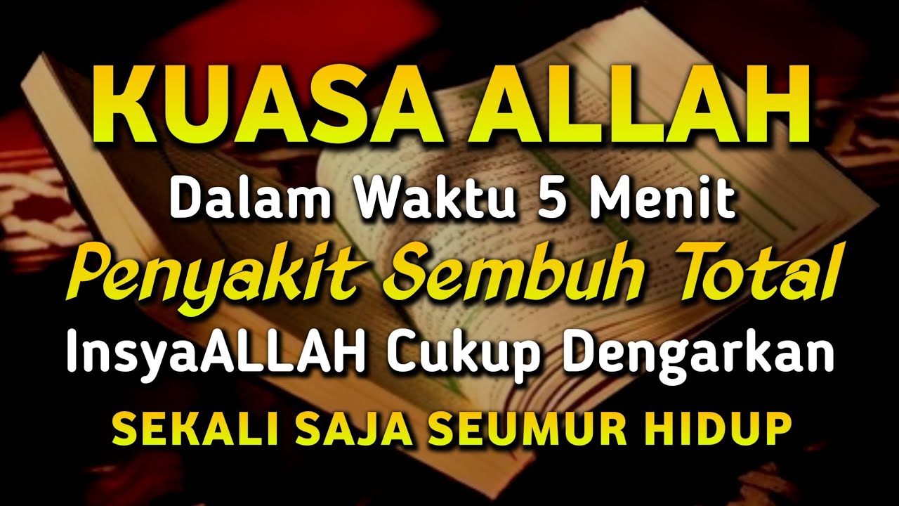 DOA PENYEMBUH SEGALA PENYAKIT, INSYAALLAH SAKIT DITUBUHMU SEMBUH | Sayyid Azim