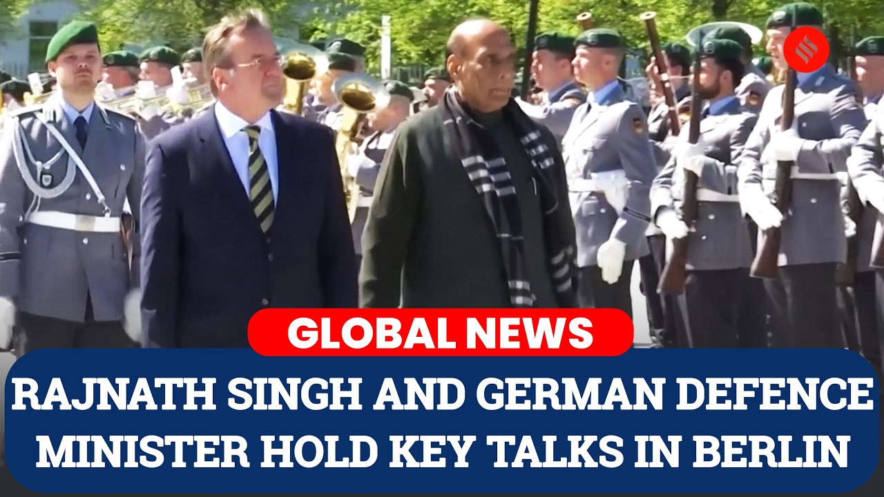 Rajnath Singh Visits Berlin: Defence Talks with Boris Pistorius Focus on Global Security