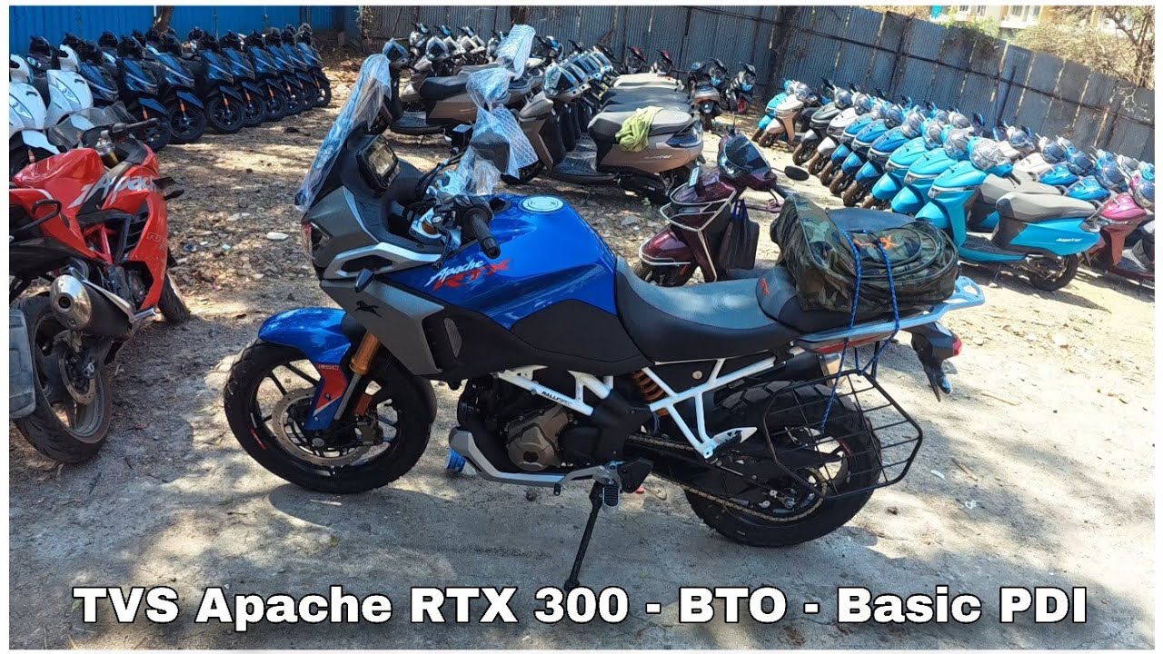Получение мотоцикла | TVS APACHE RTX 300 BTO | Предпродажная проверка, основные осмотры | DNA VLOGS
