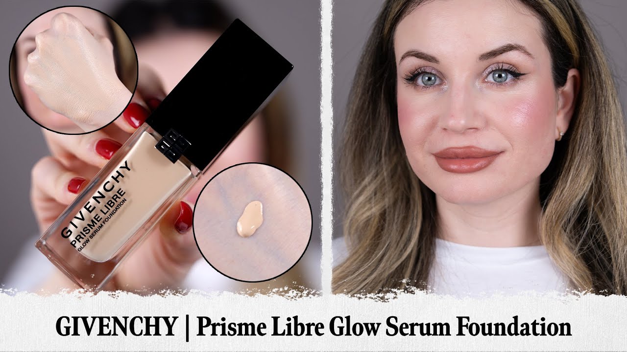 GIVENCHY | Prisme Libre Glow Serum Foundation 11-Hour Wear Test | Color: 0.5N | Makeup Review