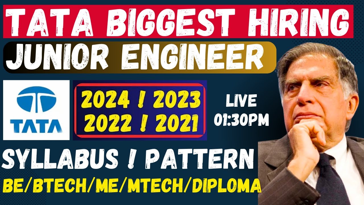 🔴TATA Hiring 2024-2021 Batch | Step-By-Step Explanation
