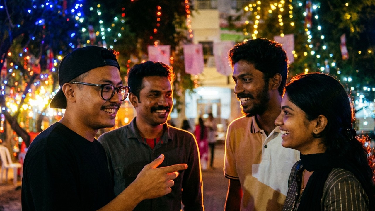 Парень из Манипури дружит с малаяльцами в Керале 🇮🇳