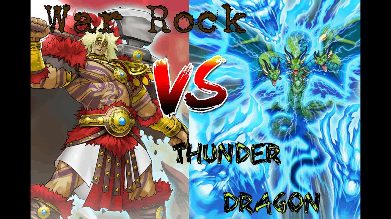 WAR ROCK VS THUNDER DRAGON! MASTER DUEL ANIME STYLE DUELS!