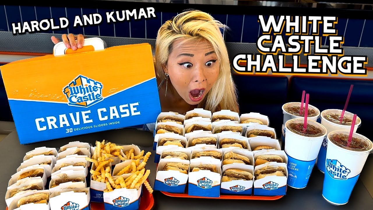 ГАРОЛЬД И КУМАР - ЧЕЛЛЕНДЖ WHITE CASTLE BURGER - Лас-Вегас, Невада!!! #RainaisCrazy