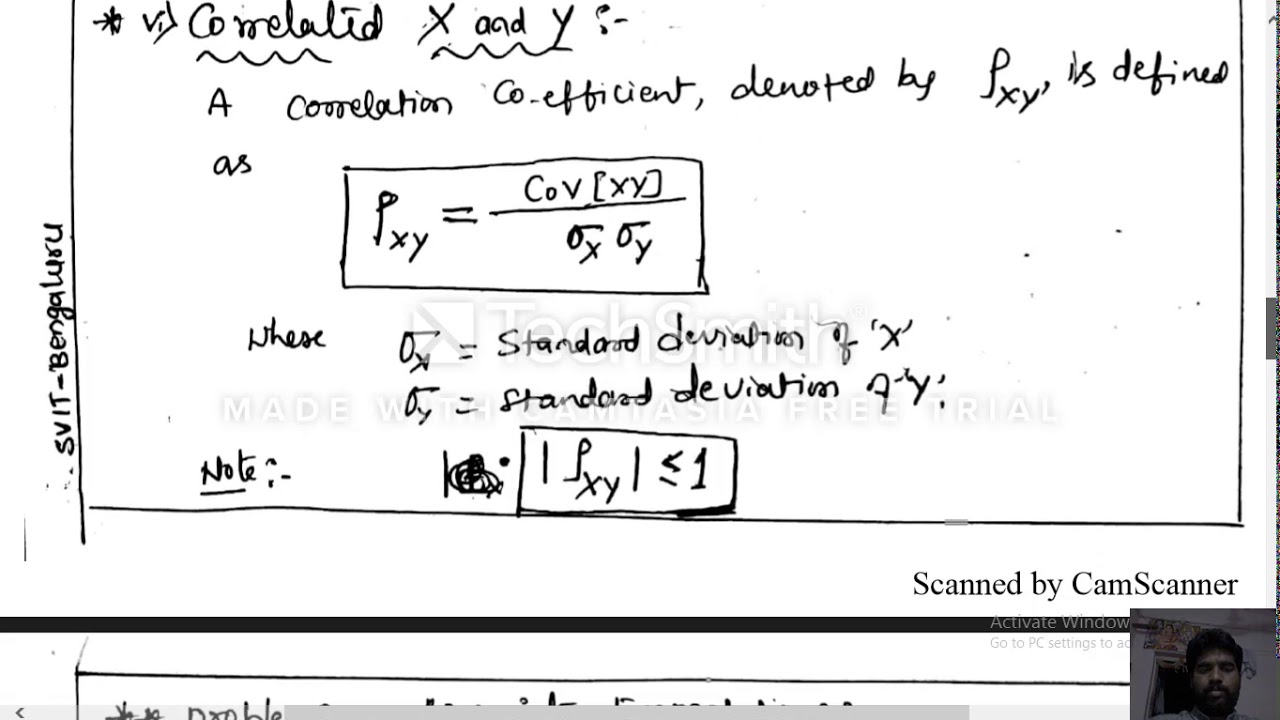 Module 2: Bivariate Expectations, Correlation and Covariance