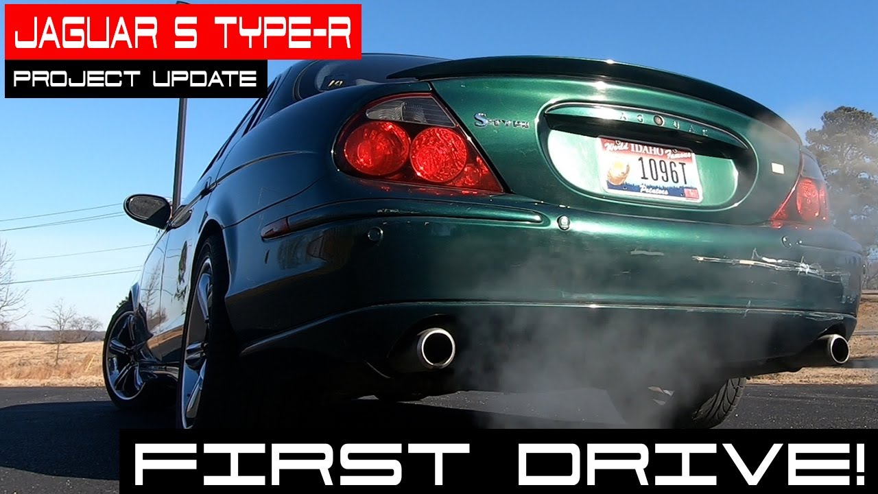 FIRST DRIVE IN MY ABANDONED JAGUAR S TYPE-R!!! 400HP Supercharged V8 | The British Baby Hellcat?