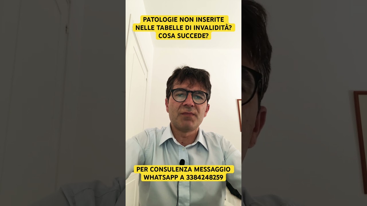 Patologia non inserita nelle tabelle di invalidit&agrave; #disabilit&agrave; #handicap