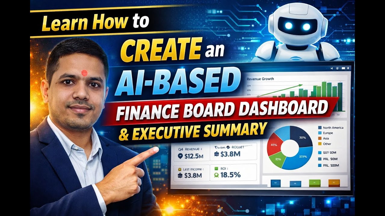 Learn How to Create an AI-Based Finance Board Dashboard & Executive Summary