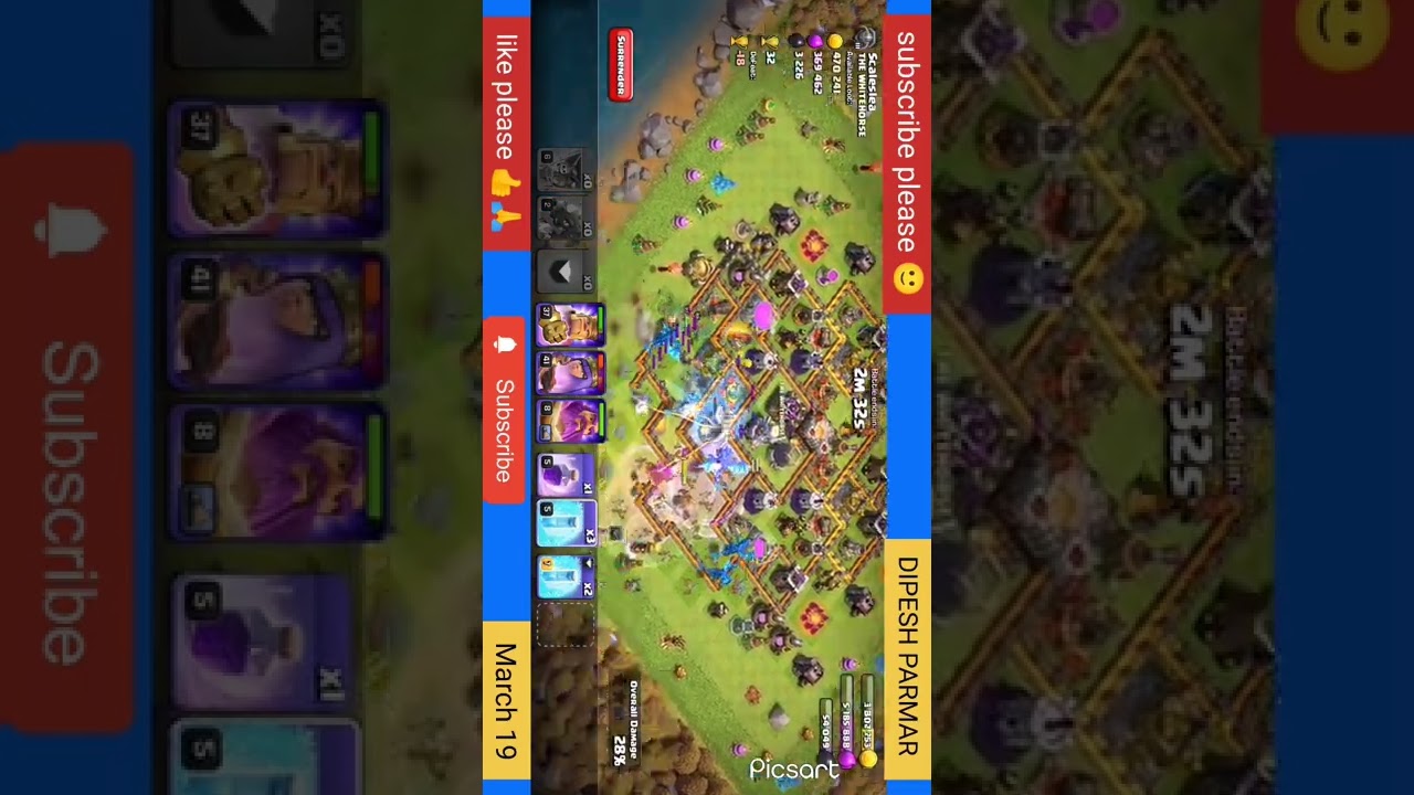 clash of clans best attek #shorts #sumit007 #clashingadda