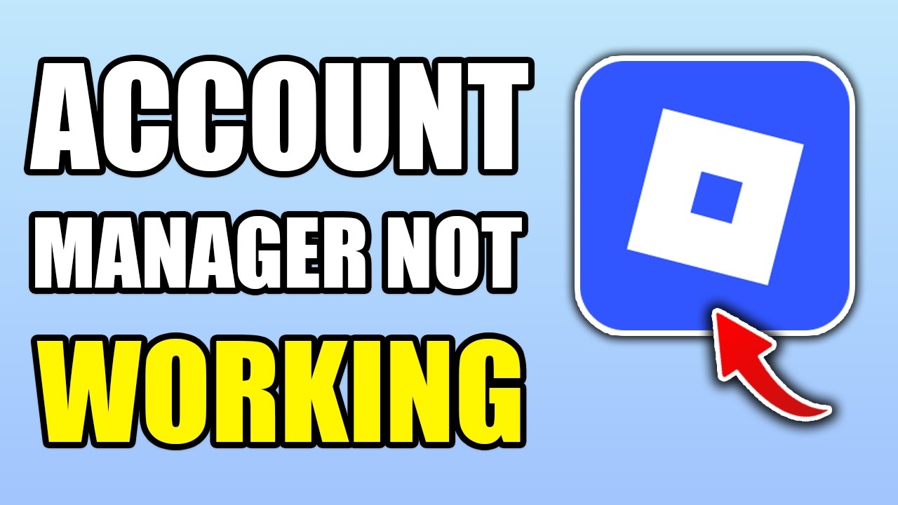How to fix roblox account manager not working (2026)