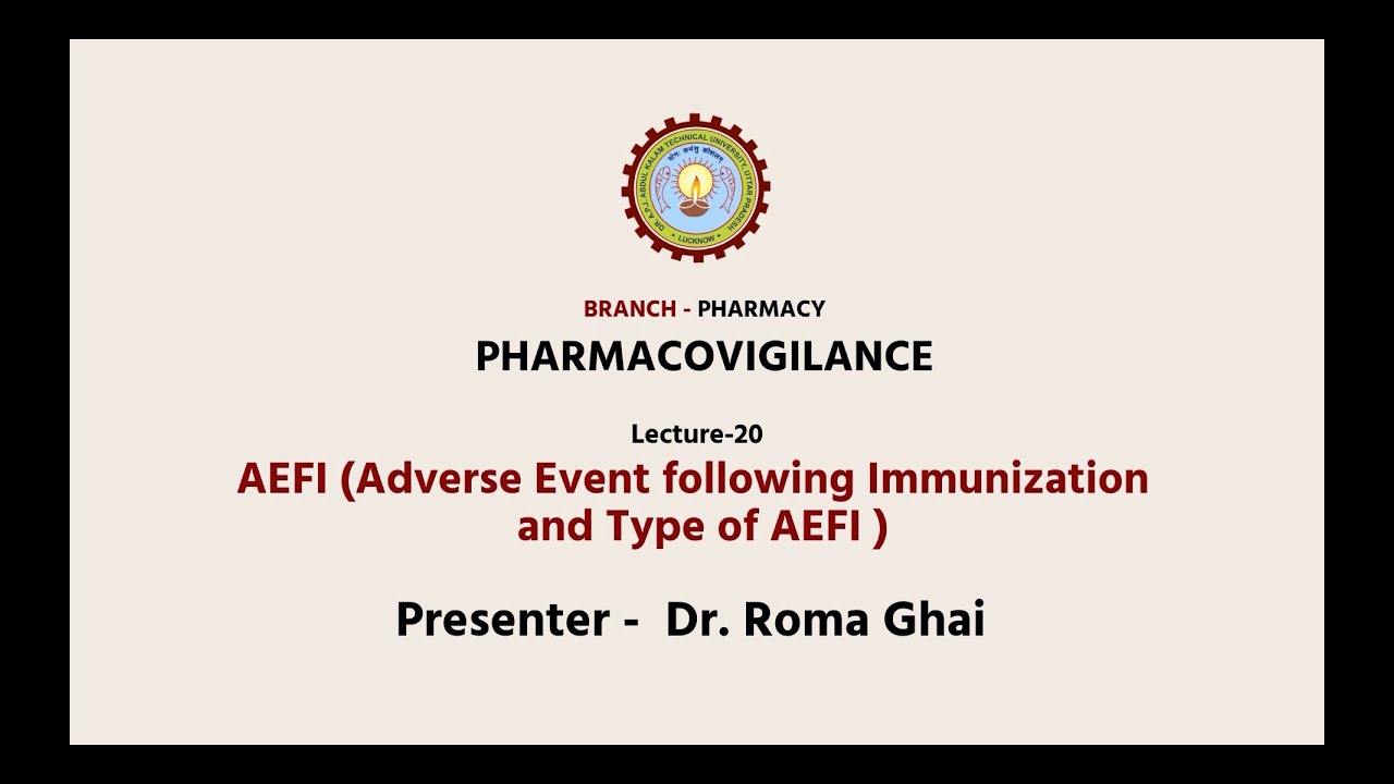 Pharmacovigilance | AKTU Digital Education