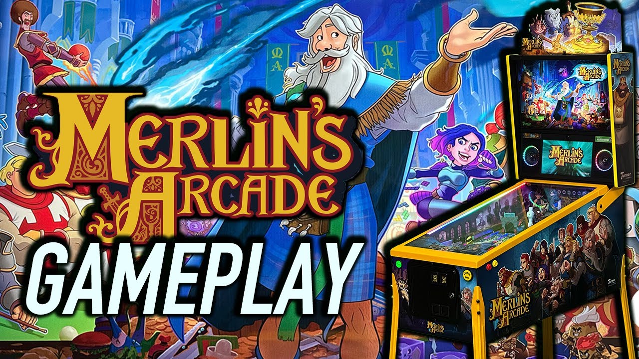 Merlin’s Arcade Gameplay From Texas Pinball Festival 2025- Turner Pinball