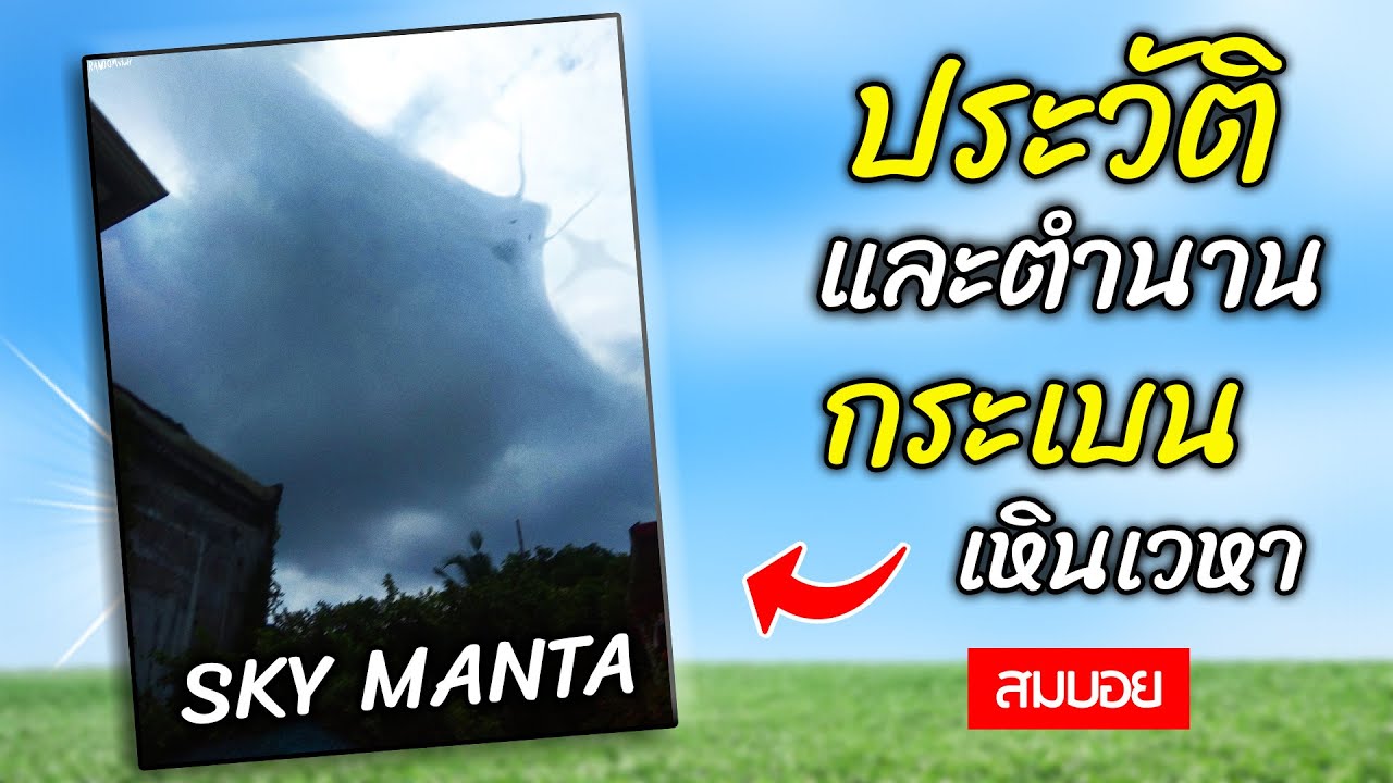 ประวัติ ตำนาน และที่มาของ Sky Manta กระเบนราหู เหินเวหา - Trevor Henderson OC - สมบอย