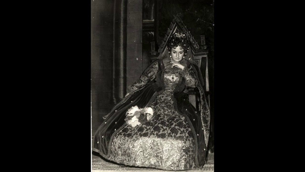 Montserrat Caballé E Sara... Vivi ingrato..Quel sangue  Roberto Devereux (1965) LIVE
