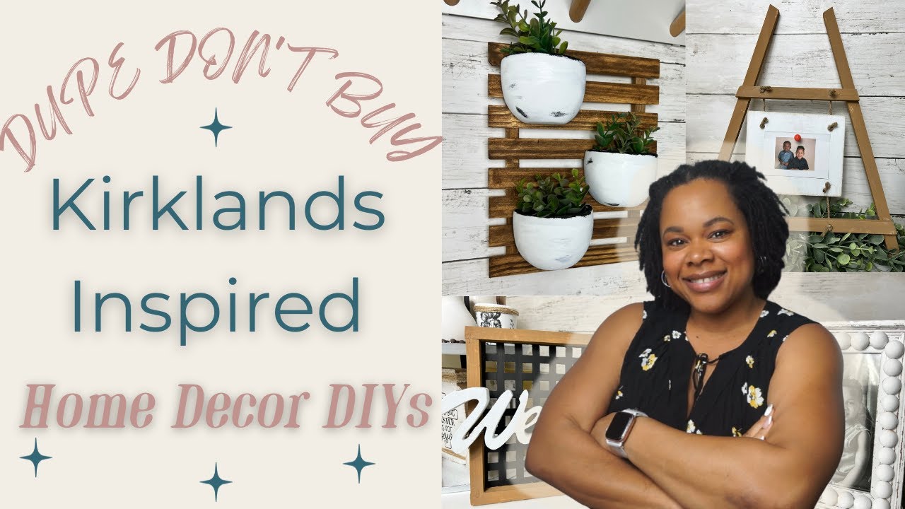 *new* KIRKLANDS INSPIRED DIYs | Dupe DON'T BUY! | Dollar Tree DIY