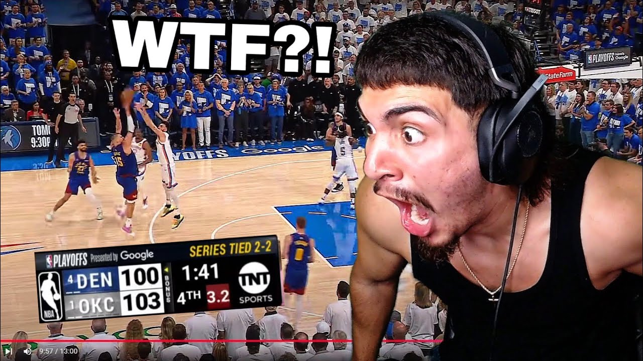 JOKIC IS NOT REAL!!!! DanDaMan Reacts To NUGGETS at THUNDER | FULL GAME 5 HIGHLIGHTS