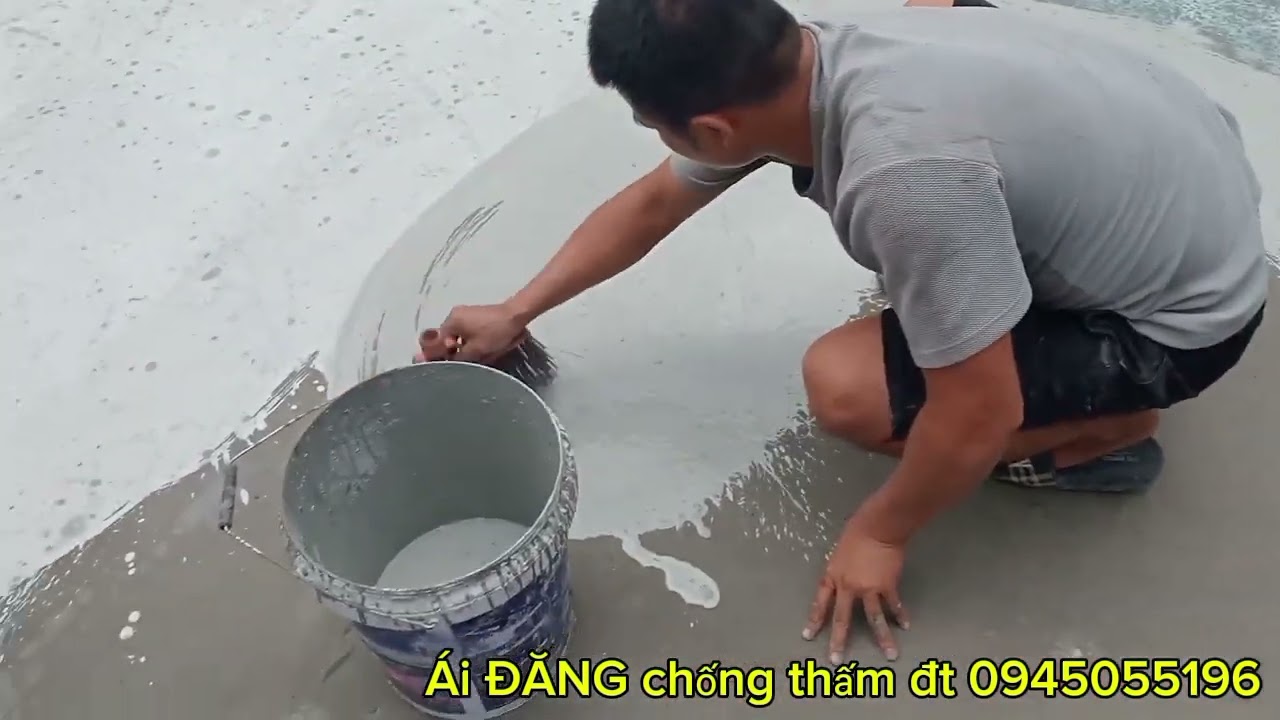 chống thấm và vật liệu 2 thành phần chống thấm lộ thiên cho sân thượng 