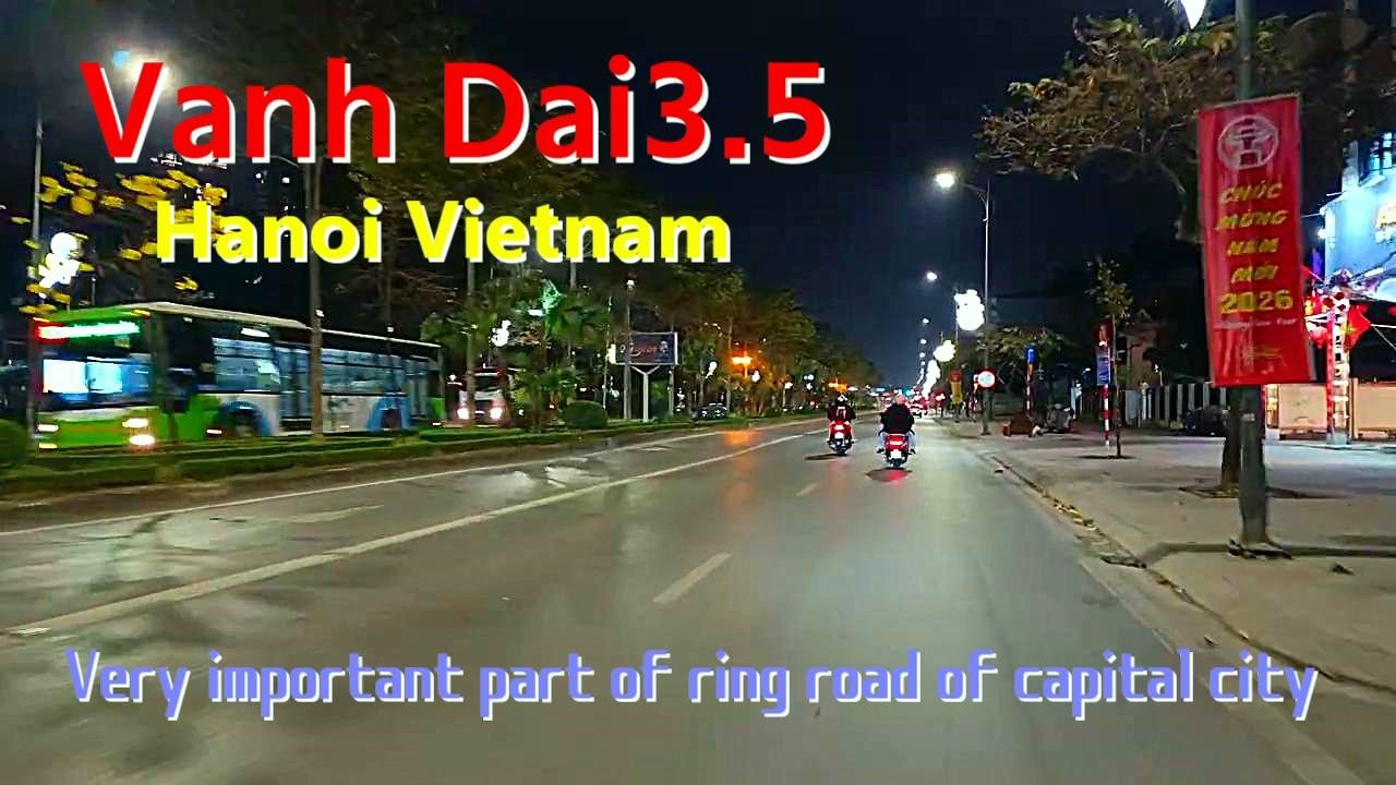 Driving Vanh Dai3.5 road, Hanoi