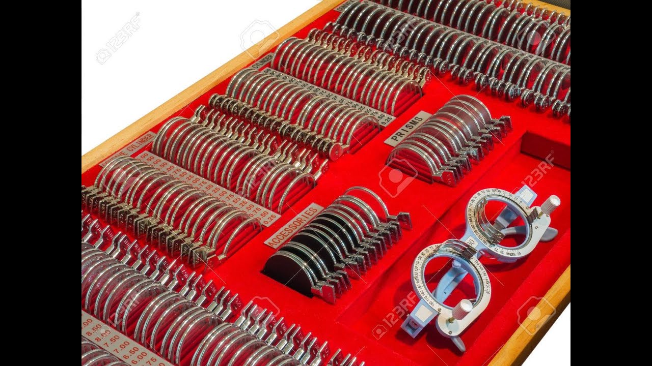 صندوق العدسات التجريبي / trail case / trail set