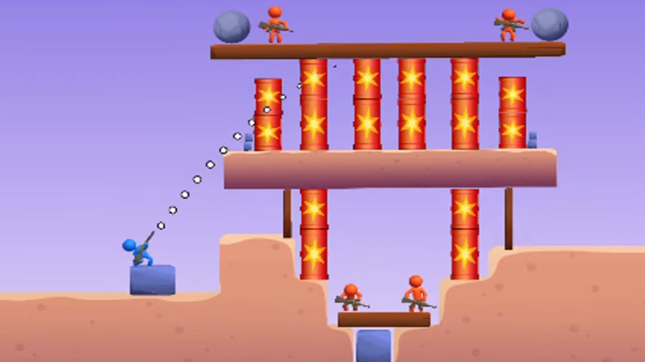 Bazooka Boy - All Levels Gameplay Android, iOS