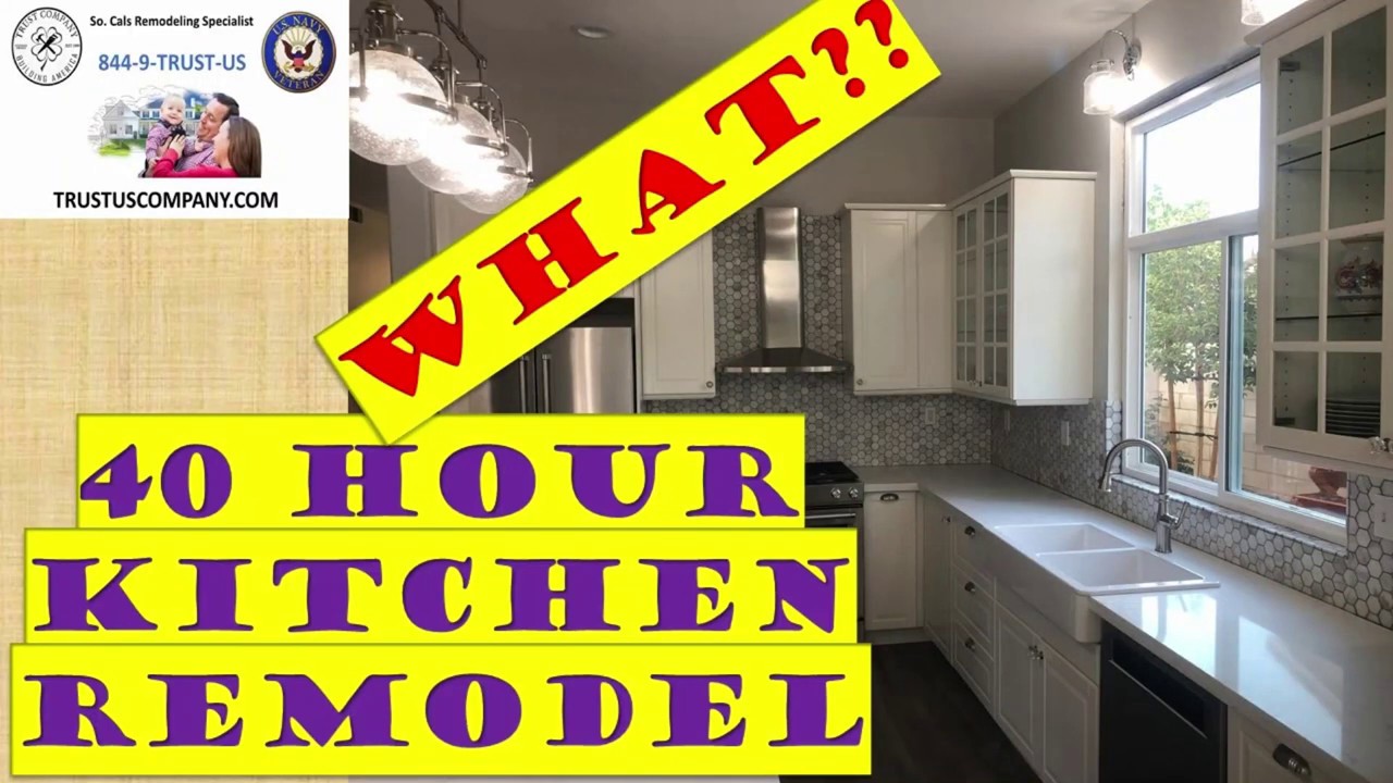 Amazing kitchen remodel completed in 40 hours. IKEA, quartz, marble