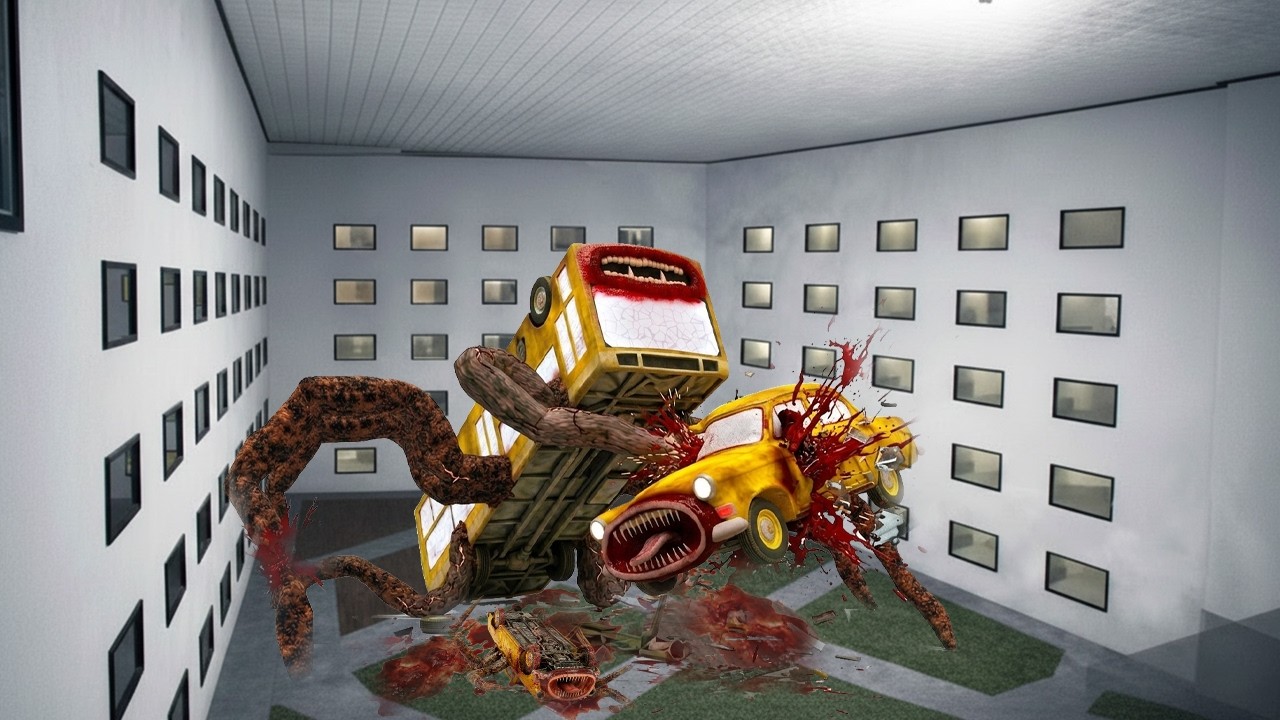Bus Eater Goes CRAZY&hellip; Car Eaters Don&rsquo;t Stand a Chance! (Gmod)