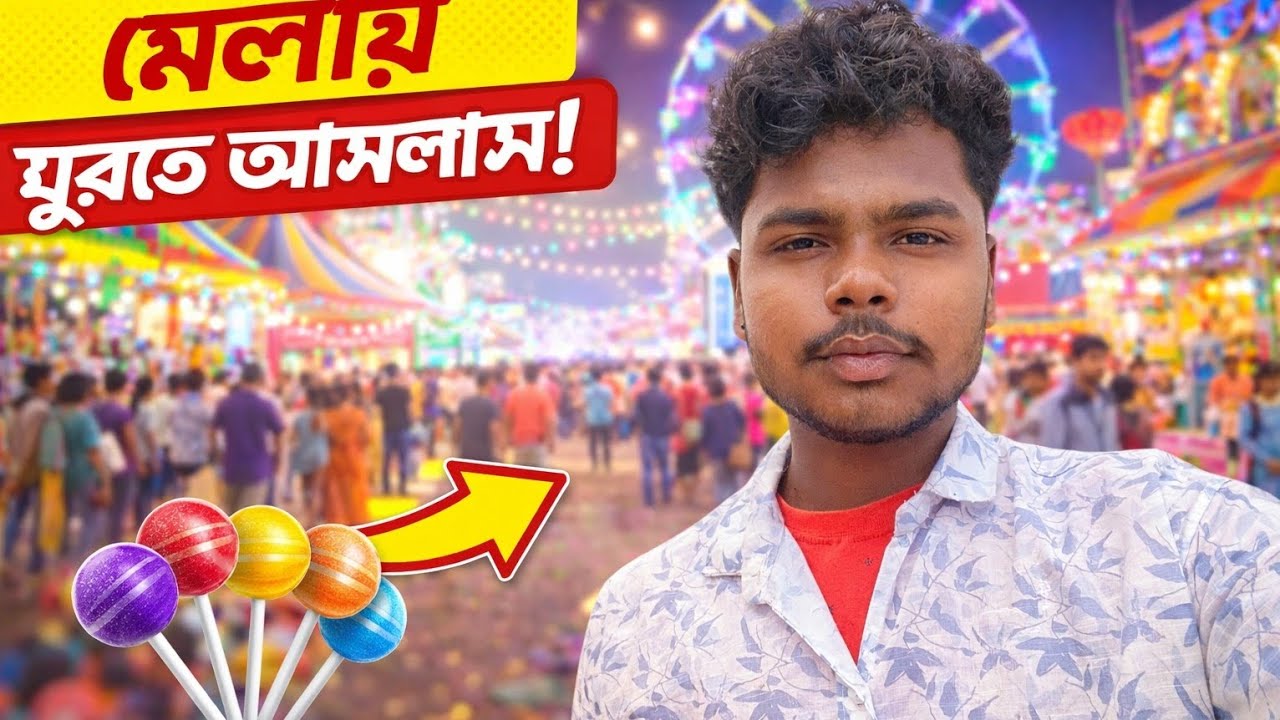 মেলায় ঘুরতে গেলাম তাই তোমাদের জন্য একটা সুন্দর VLOG বানালাম