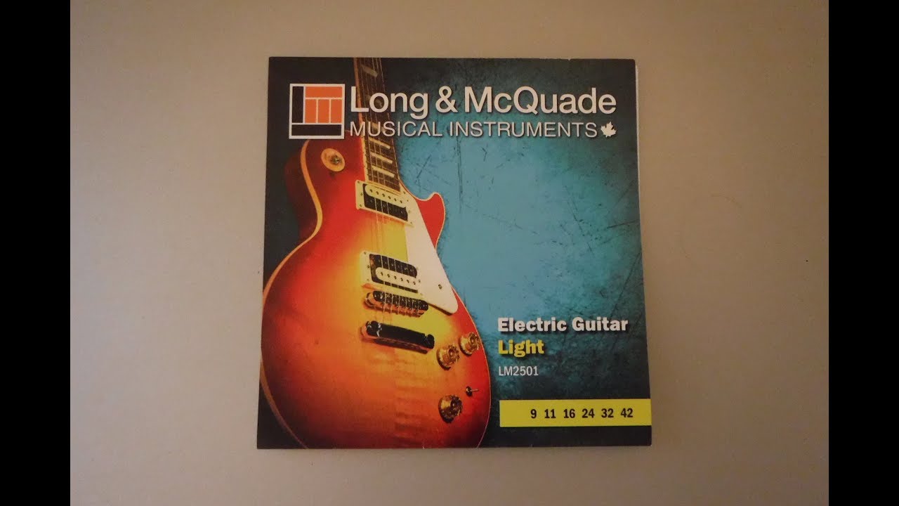 Long & Mcquade Brand Electric Guitar Strings Review