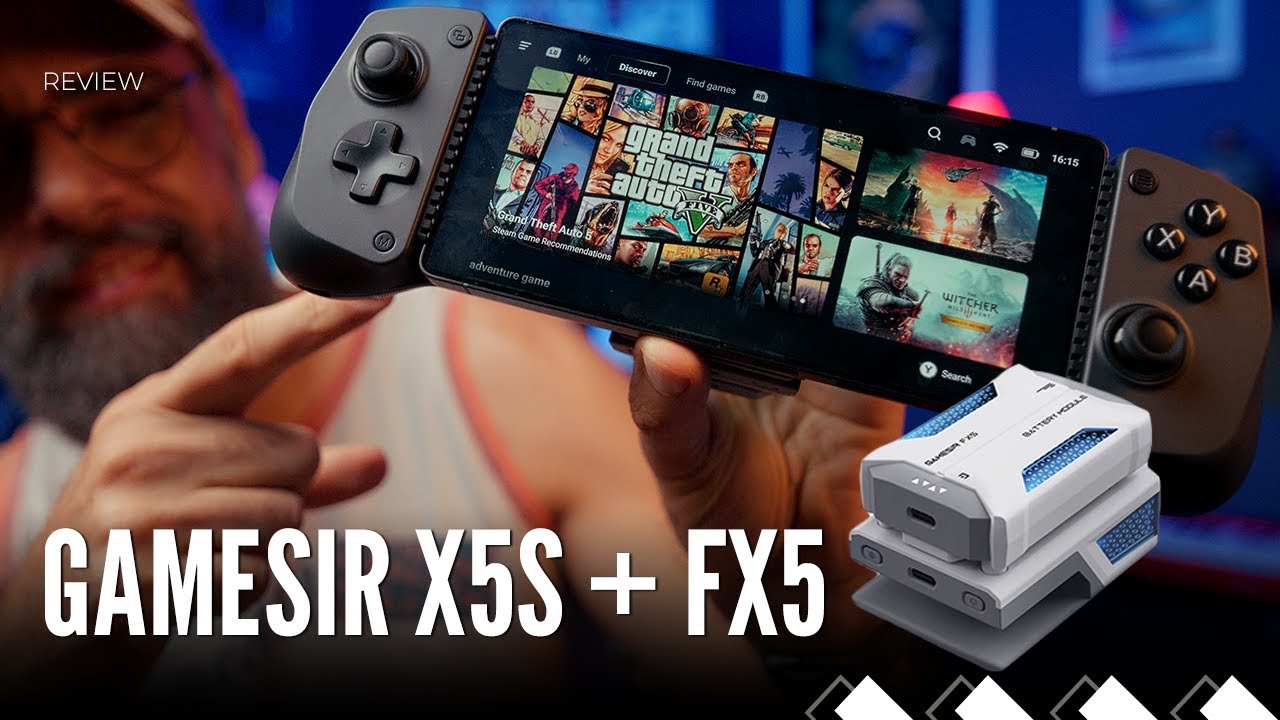 Review DUPLO! GameSir X5S + FX5  - Seu celular vai congelar com essa dupla!