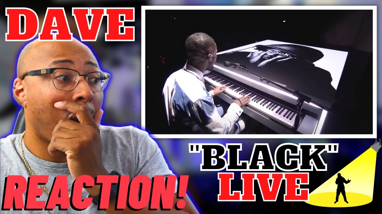 WOKE UK RAPPER SPITTEN straight FACTS | Dave - Black (Live at The BRITs 2020) | REACTION
