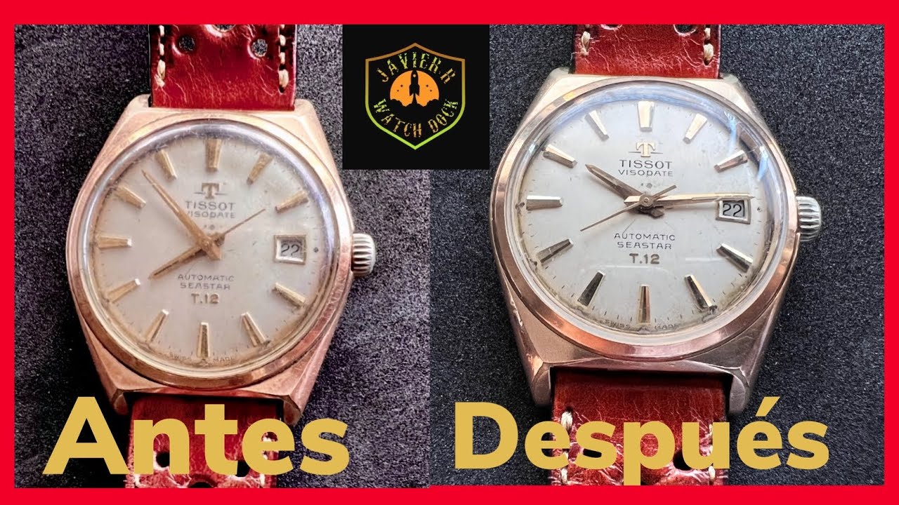 🔊RESTAURA 🪛TU RELOJ ANTIGUO.RESTAURACIÓN TISSOT 784 VISODATE SEASTAR  T.12 VINTAGE