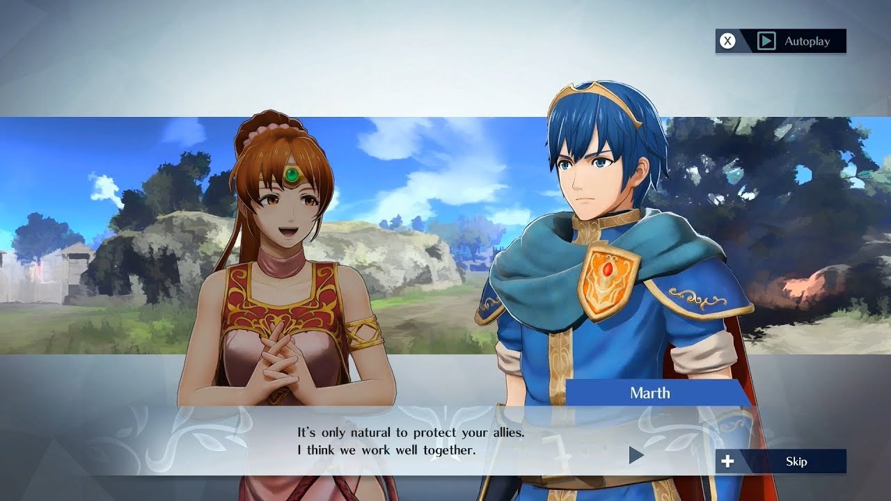 Fire Emblem Warriors - Linde & Marth Support Conversation