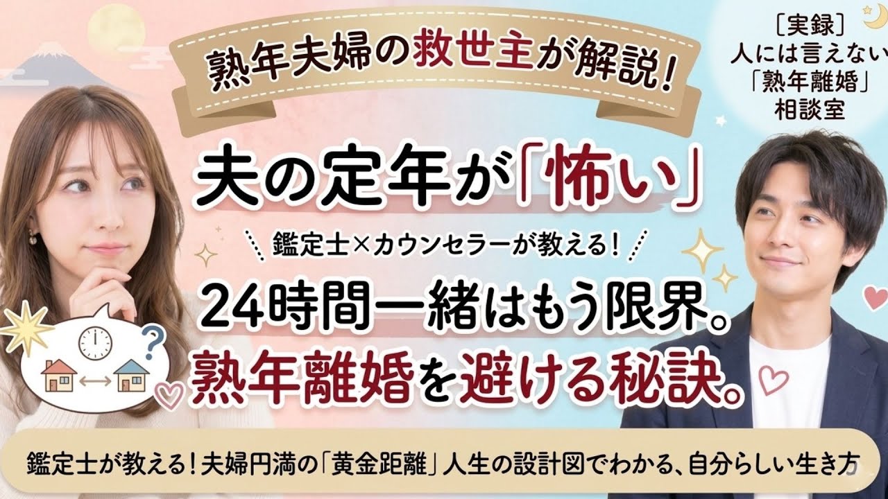 易選流運命鑑定士×婚活カウンセラー　熟年離婚を回避する方法