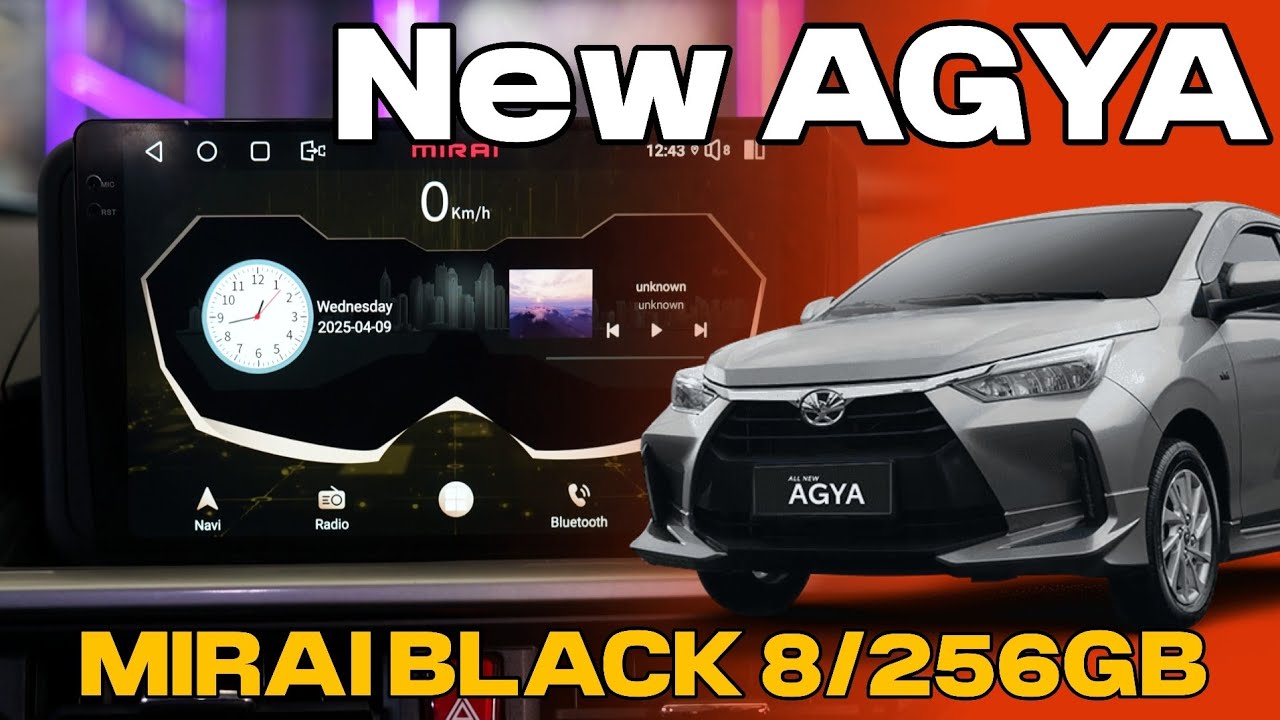 REKOMENDASI HEADUNIT ANDROID UNTUK TOYOYA NEW AGYA