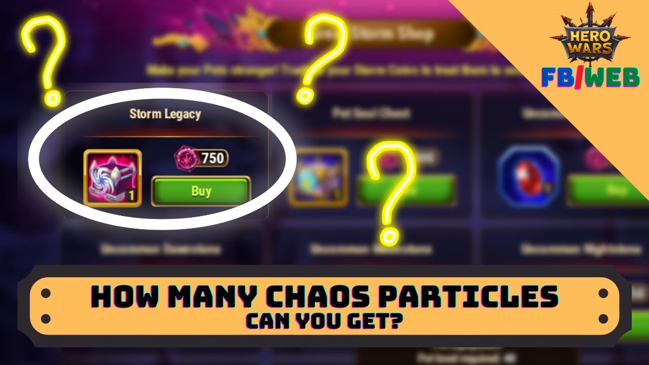 How Many Chaos Particles Can You Get? | Hero Wars Facebook