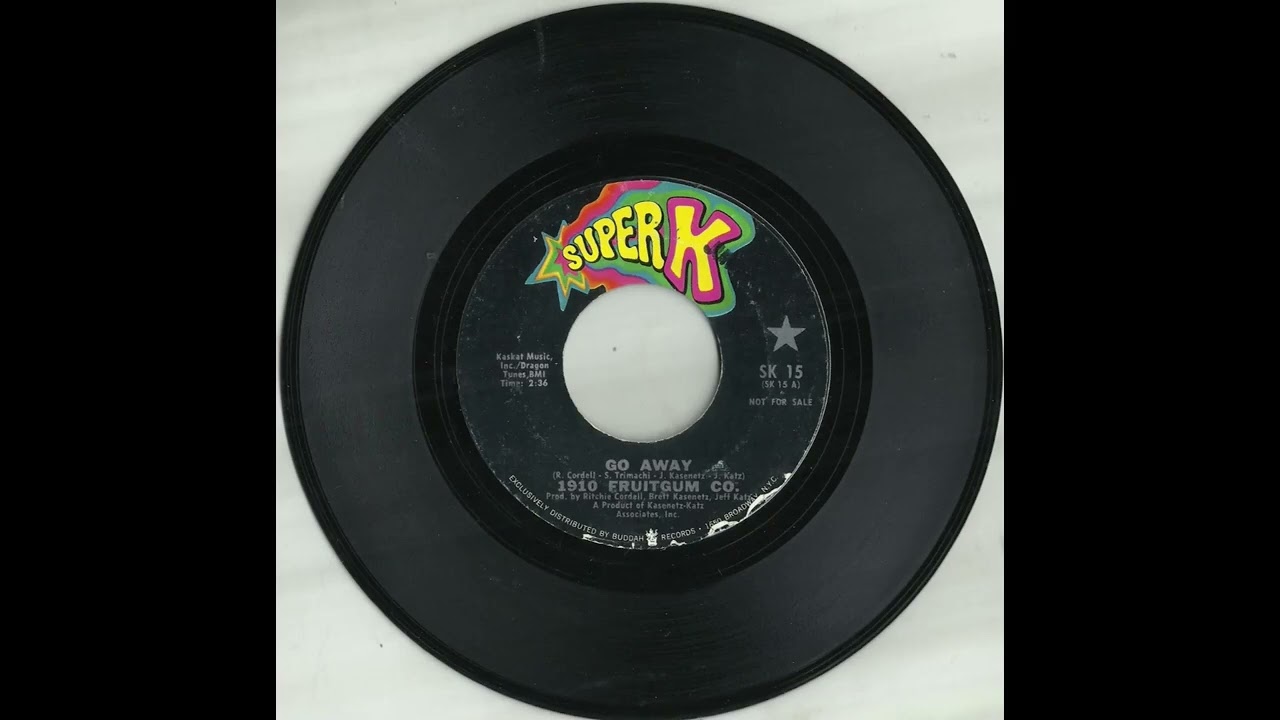 1910 FRUITGUM CO. - Go Away (1970) [Non-LP promo 45rpm]